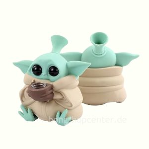 Yoda Bong – Mini Silikonbong mit Percolator
